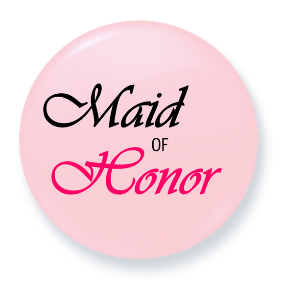 Maid of Honor | Bridal Party Button Badges