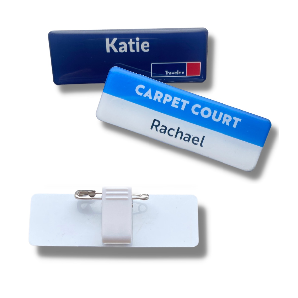 Custom Name Badges | Dome with Pin Clip