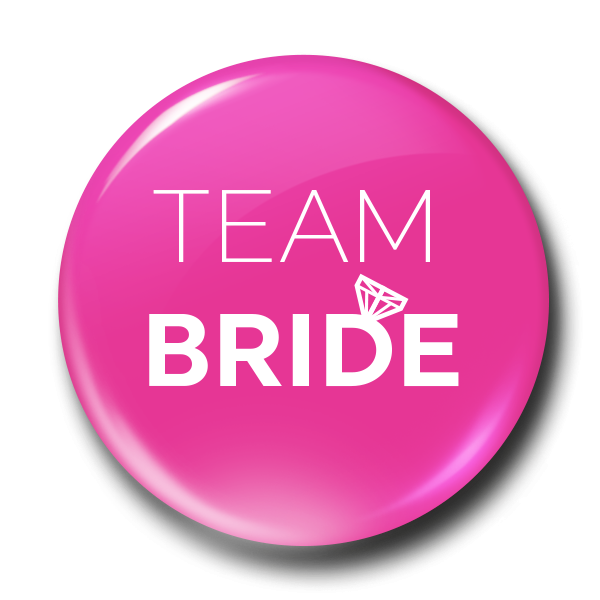 Team Bride | Bridal Party Button Badges