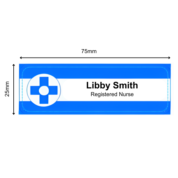 Custom Made Name Badges 75mm x 25mm | Made in Australia – Patrick Australia Badges