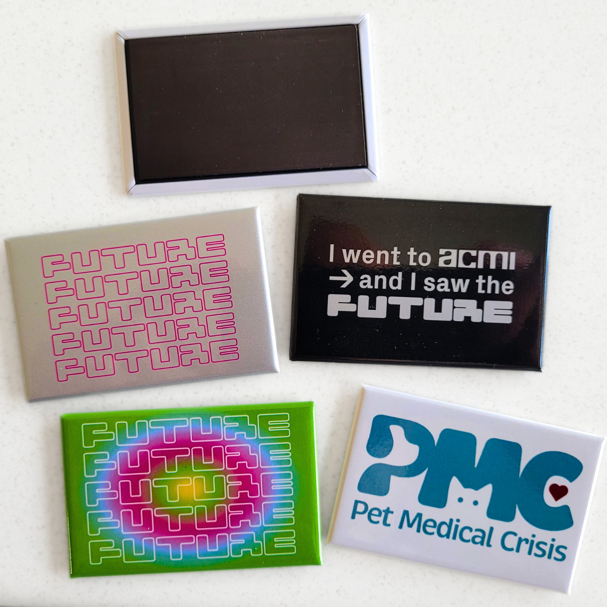 Patrick Rectangles Custom Rectangle Magnet | 70 x 45mm | Order Now – Patrick Australia Badges
