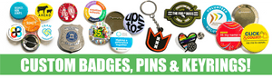 Custom Badges, Pins and Keyrings 