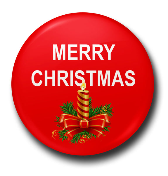 Christmas Badges and Pin 55mm