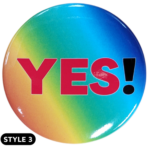 VOTE YES Badge 55mm - Voice to Parliament Badge