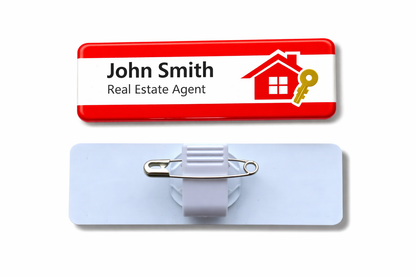 Real Estate Name Tags & Badges