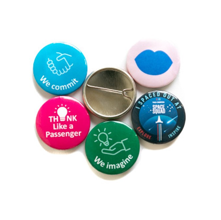 Custom Round Button Badges, Made in Australia
