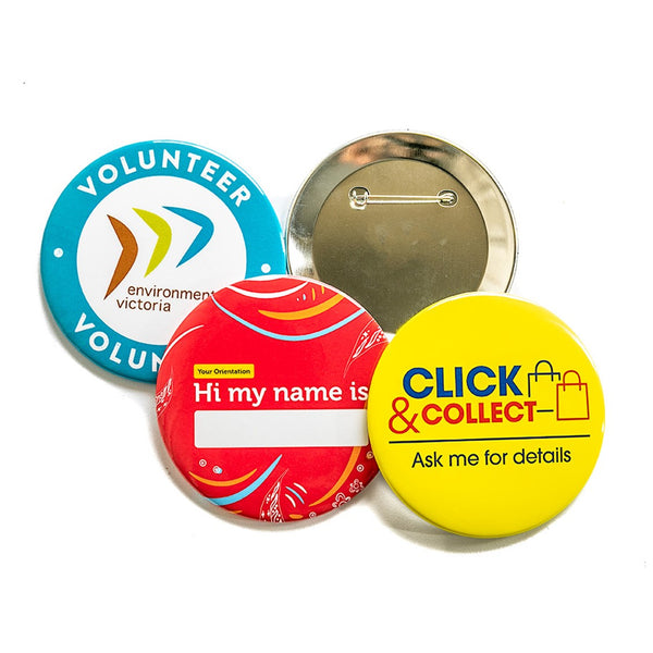 75mm Custom Button Badges | Made in Australia