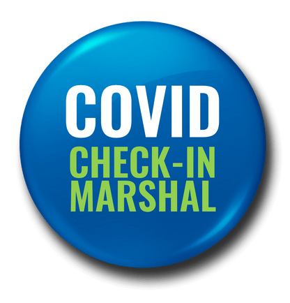 COVID Check In Marshal Badges | Australia