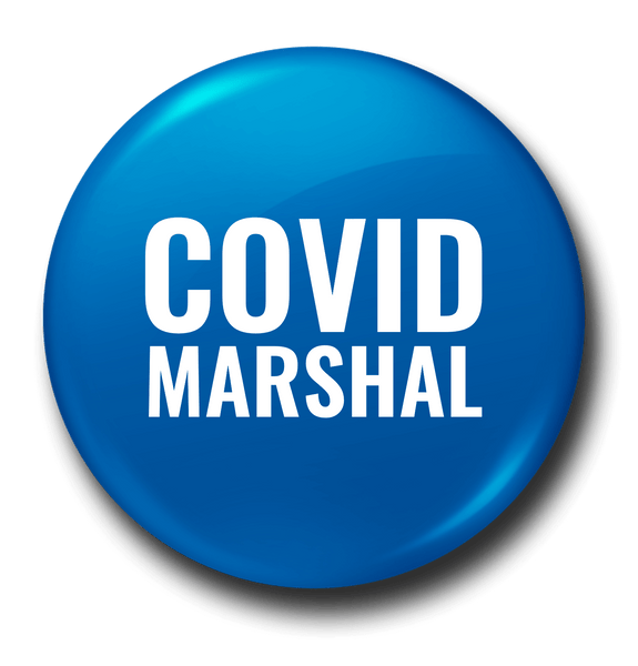 45mm COVID Marshal Badge | Made in Australia